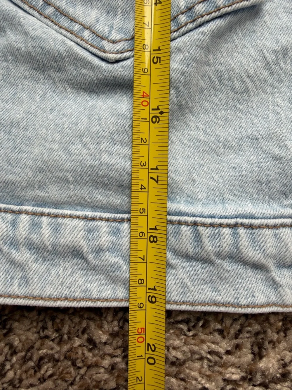 Abercrombie & Fitch Cropped Jean Jacket - Picture 6 of 8